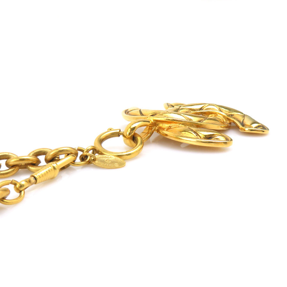 CHANEL Gold Logo Necklace - Picture 3 of 11